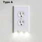 Last Day 50% OFF💡Outlet Wall Plate With Night Lights(No Batteries or Wires)