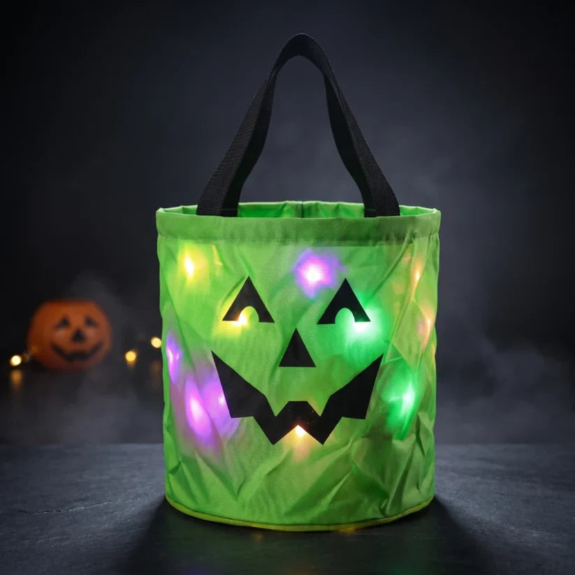 Halloween LED Trick-or-Treat Bucket