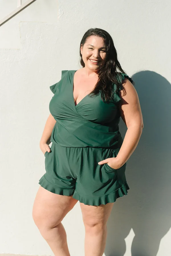 🔥 Last Day Promotion 50% OFF👗Swim Romper Built-in Bra🔥