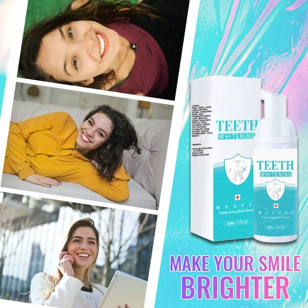 🎄 EARLY CHRISTMAS SALE 60% OFF🎁 TEETH WHITENING MOUSSE